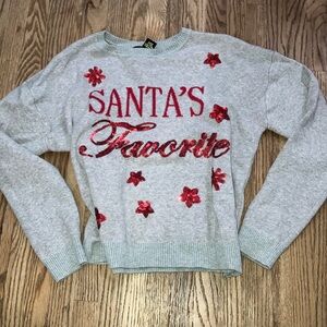Crop Christmas sweater